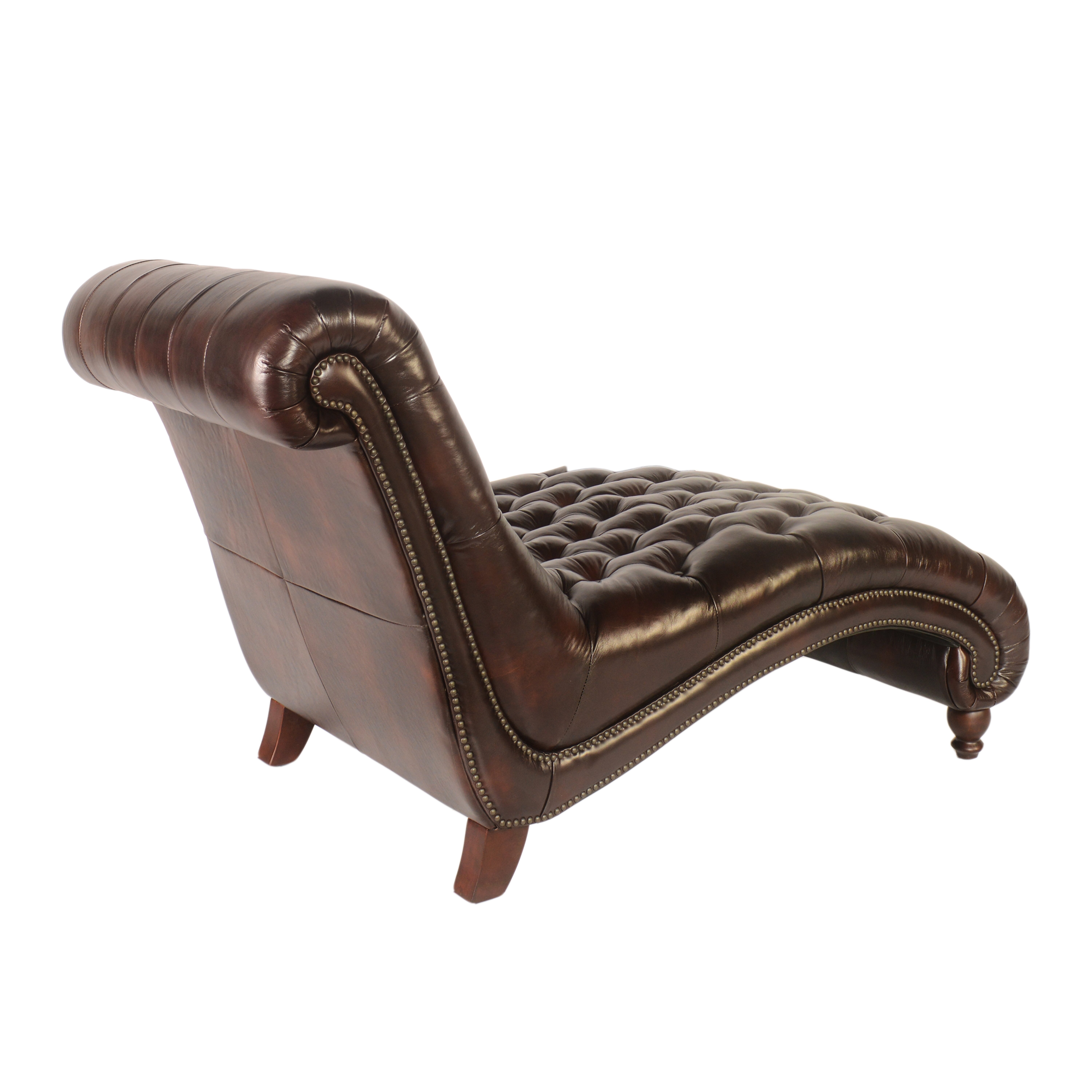 Lazzaro Leather Chaise Lounge And Reviews Wayfair 7026