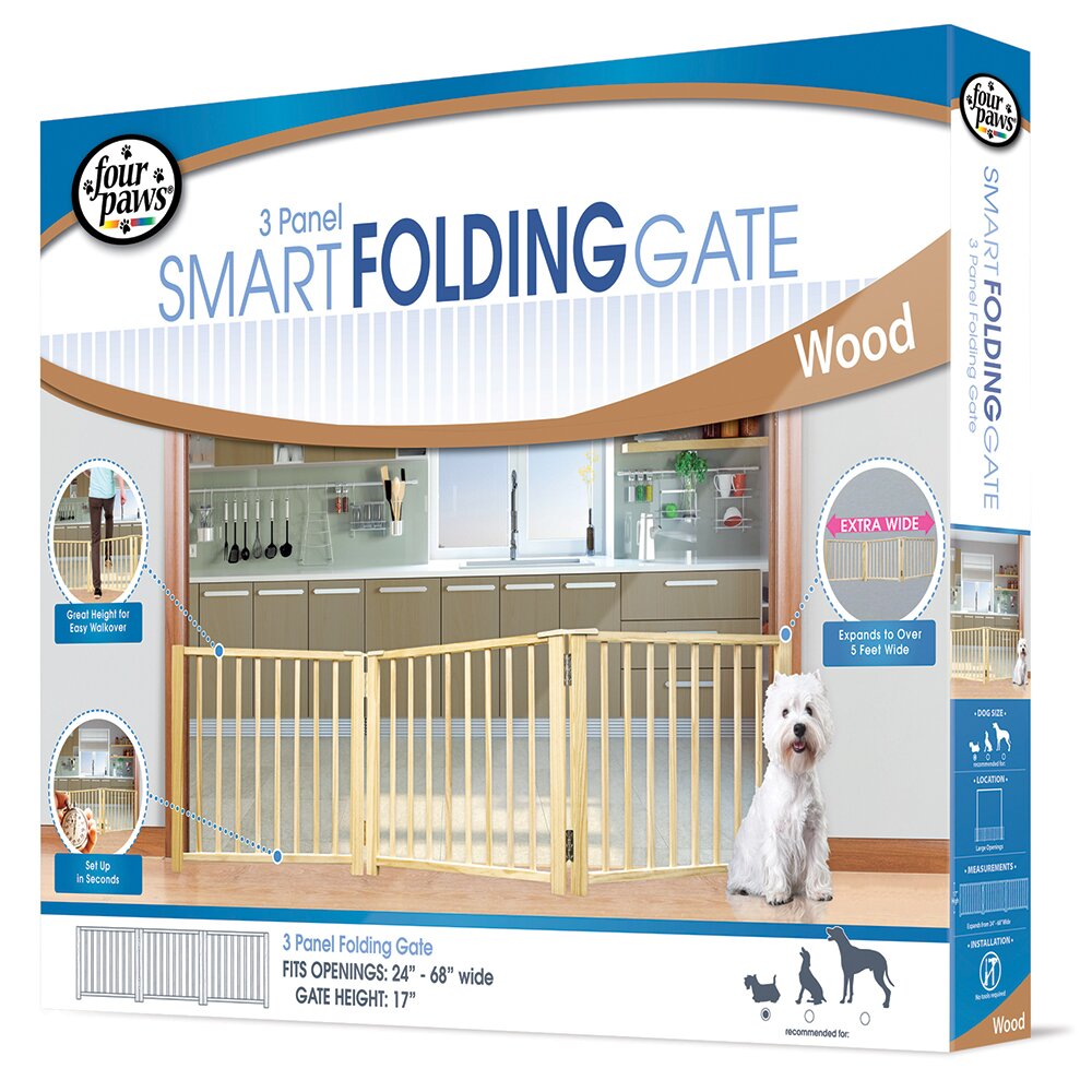 Four Paws Freestanding Walk Over Pet Gate & Reviews Wayfair