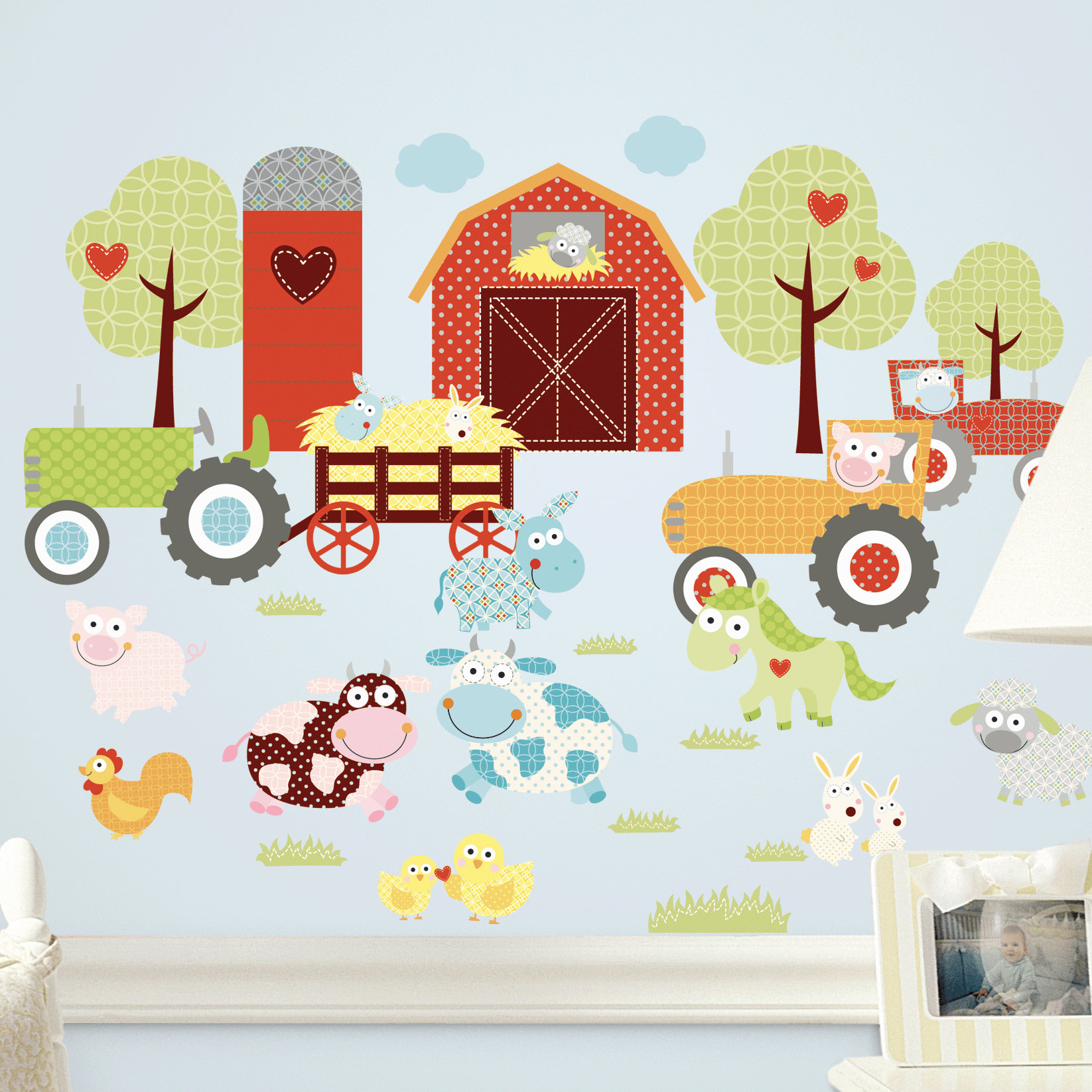 Room Mates Room Mates Deco Happi Barnyard Wall Decal & Reviews Wayfair