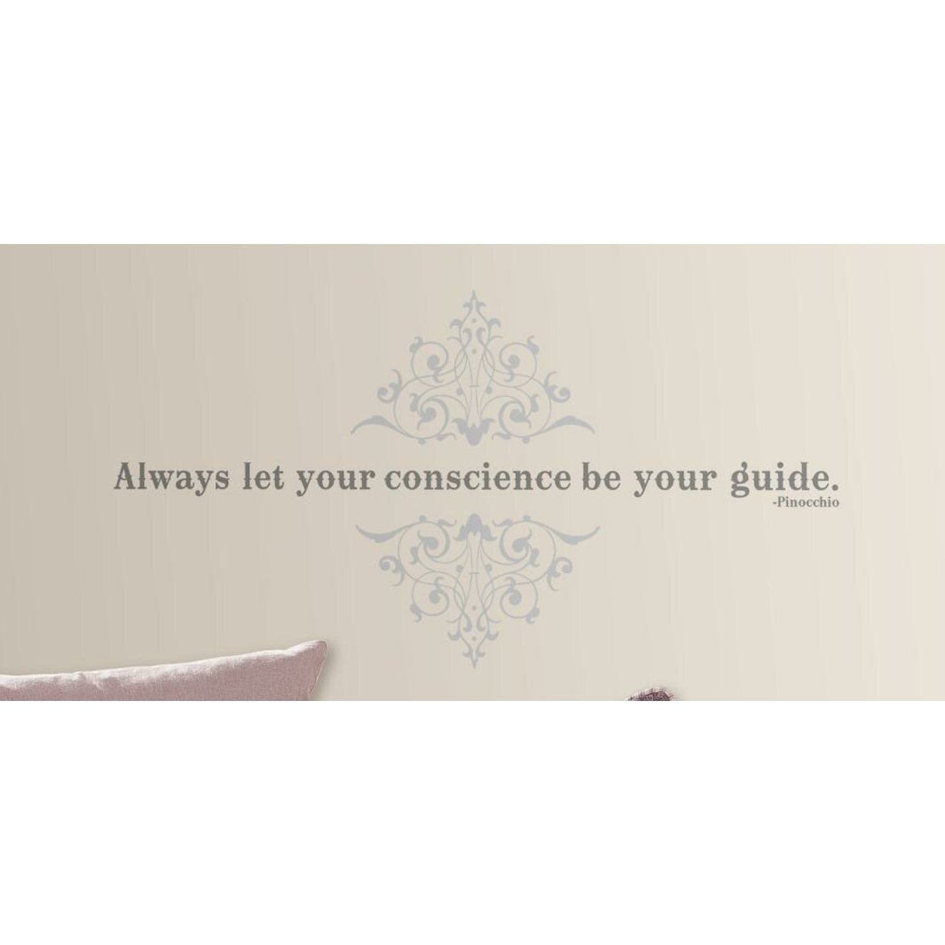 Room Mates Popular Characters Pinocchio "Always Let Your Conscience Be Your Guide" Wall Decal ...