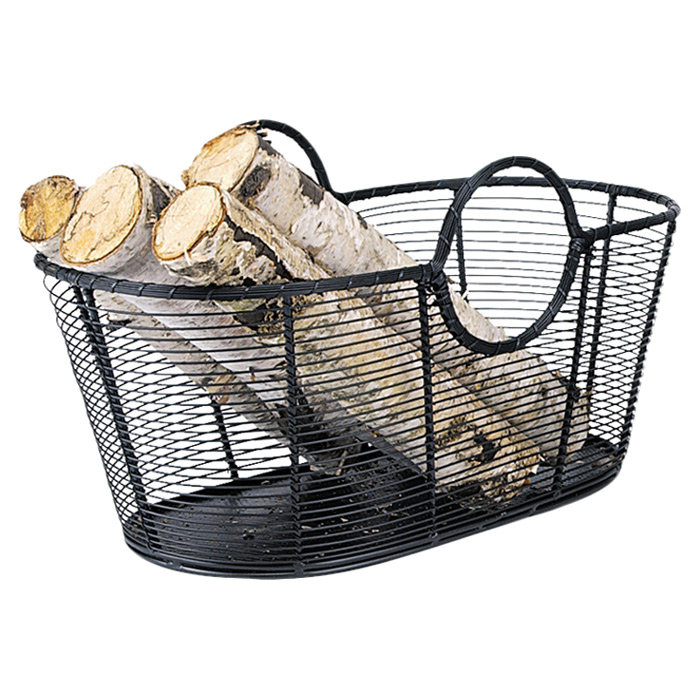 Minuteman Harvest Wrought Iron Log Basket & Reviews Wayfair