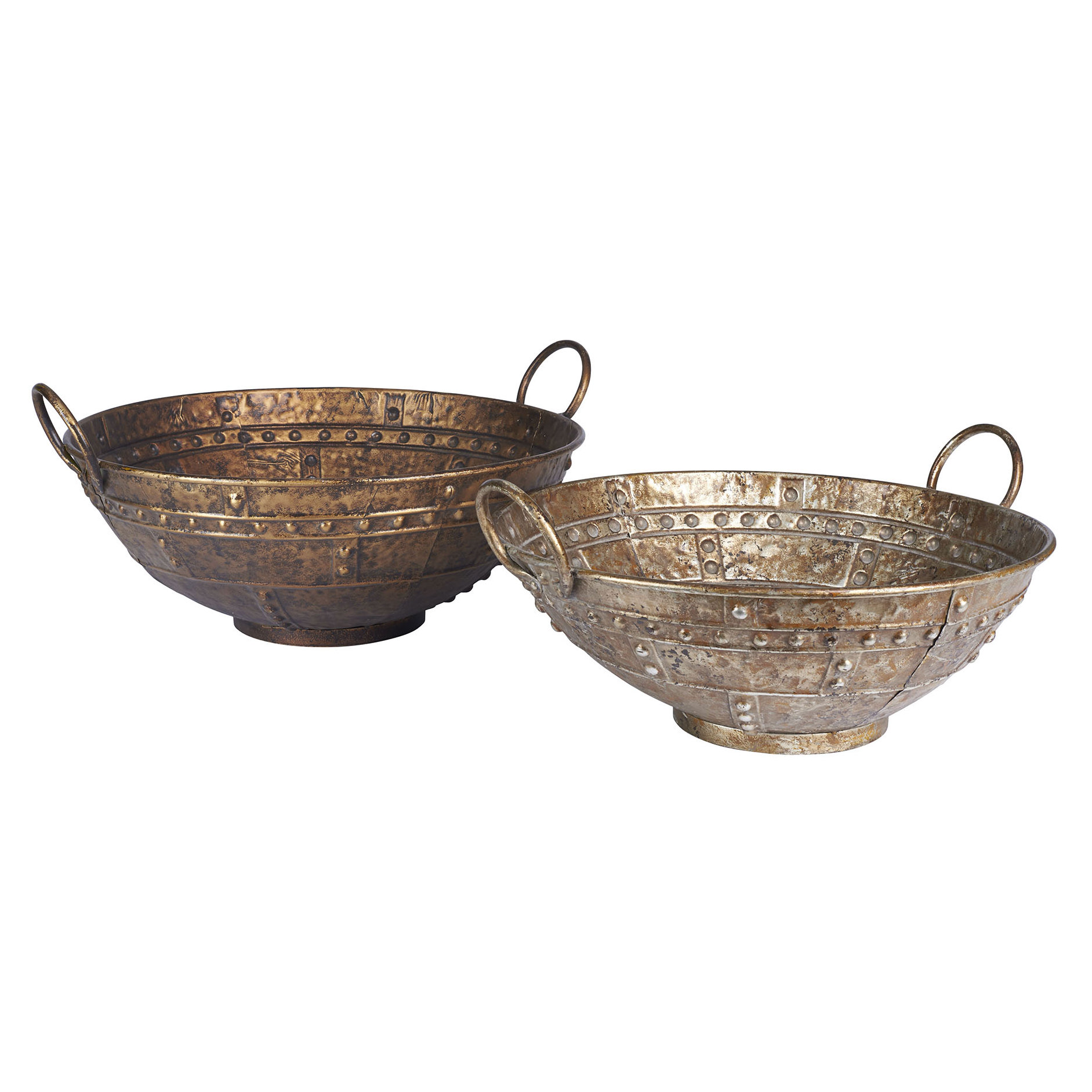 Household Essentials Metal Extra Large Decorative Bowl Wayfair