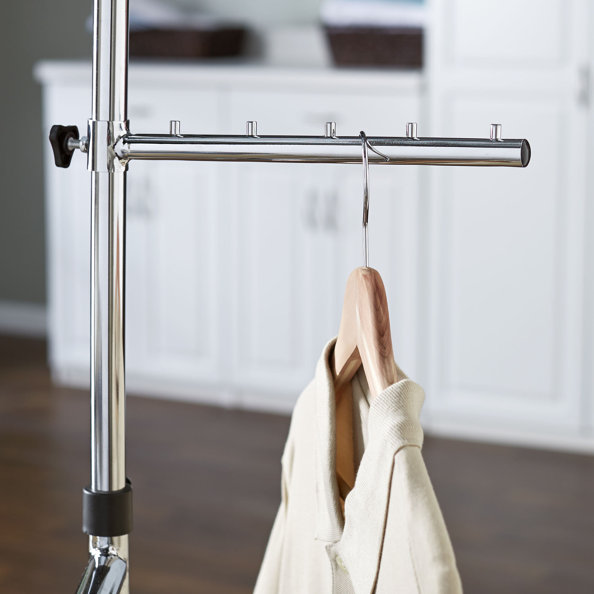 Household Essentials Laundry Sorter Ironing Center with Garment Rack