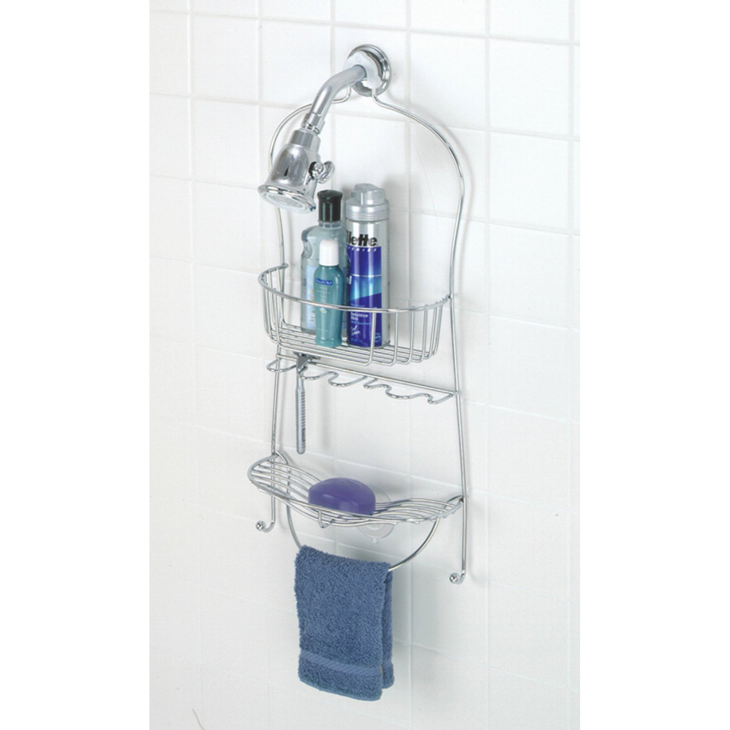 Zenith Bathstyles Shower Caddy in Chrome & Reviews Wayfair