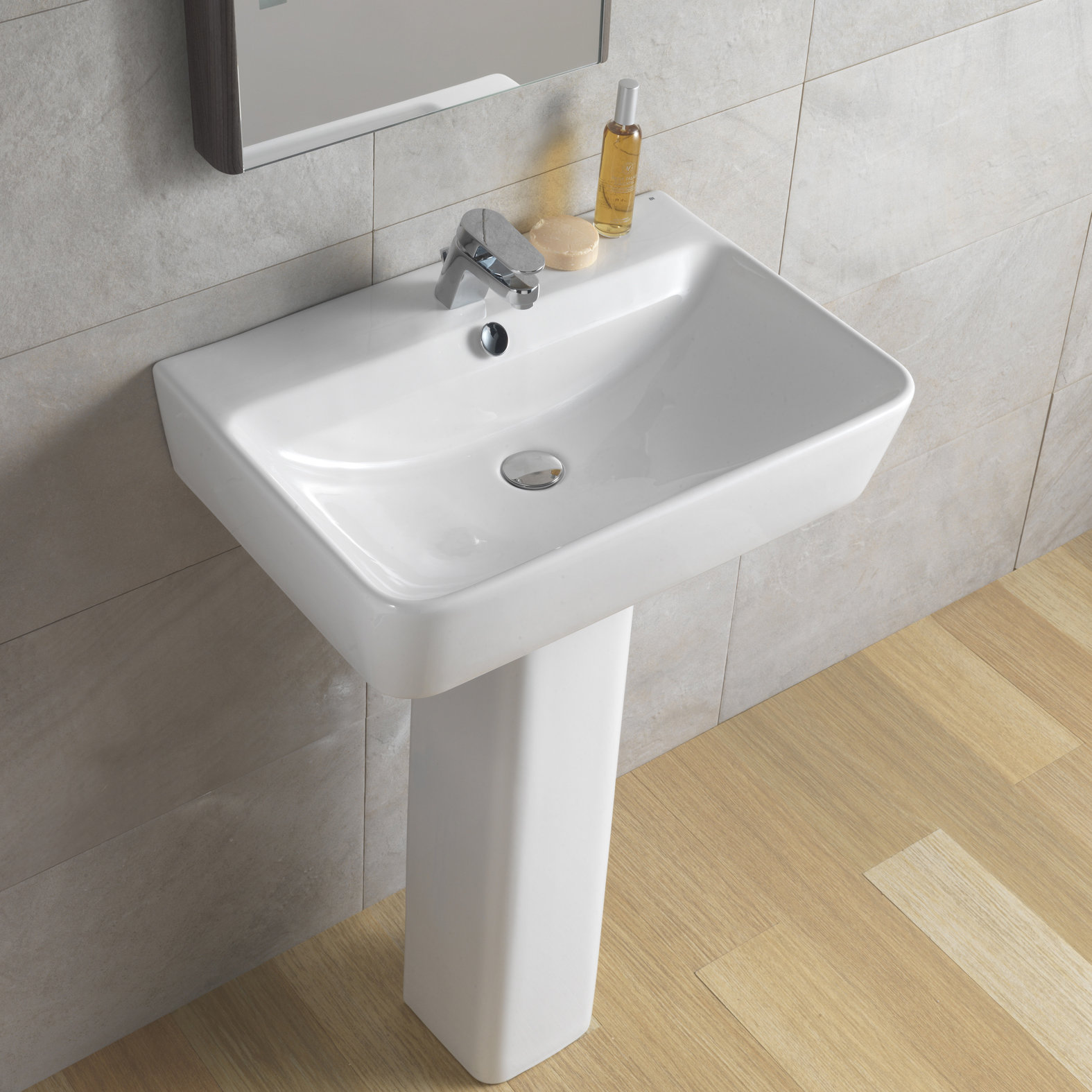 ... Emma Full Pedestal Overflow Bathroom Sink & Reviews Wayfair.ca