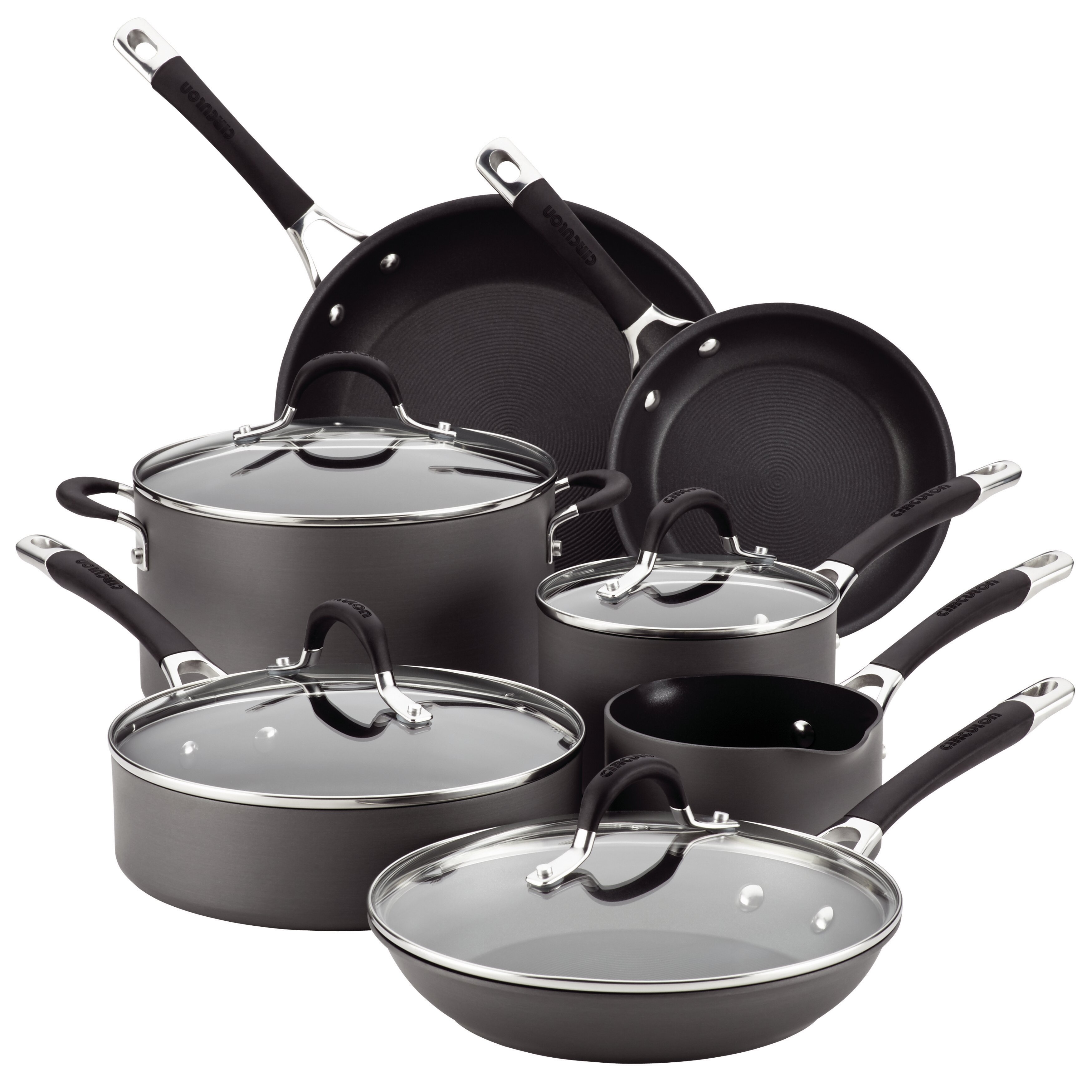 Circulon Momentum 11 Piece Cookware Set & Reviews | Wayfair