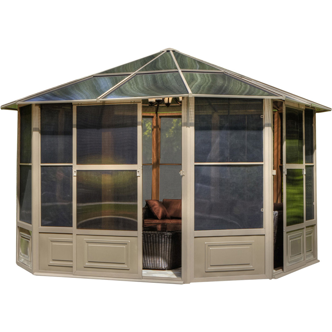 Gazebo Penguin Four Season 12 Ft. W x 12 Ft. D Aluminum Gazebo