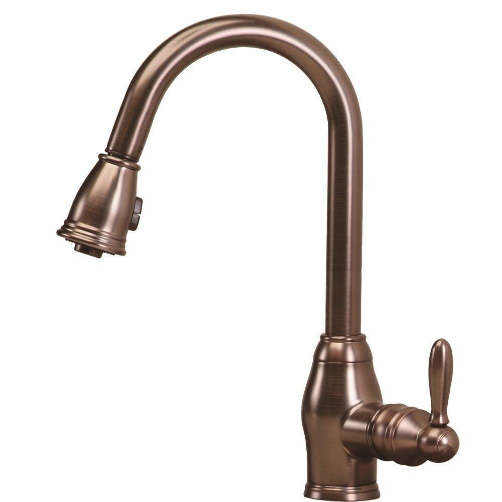 Pegasus Newbury One Handle Single Hole Pull Out Spray Kitchen Faucet FP0A5013 