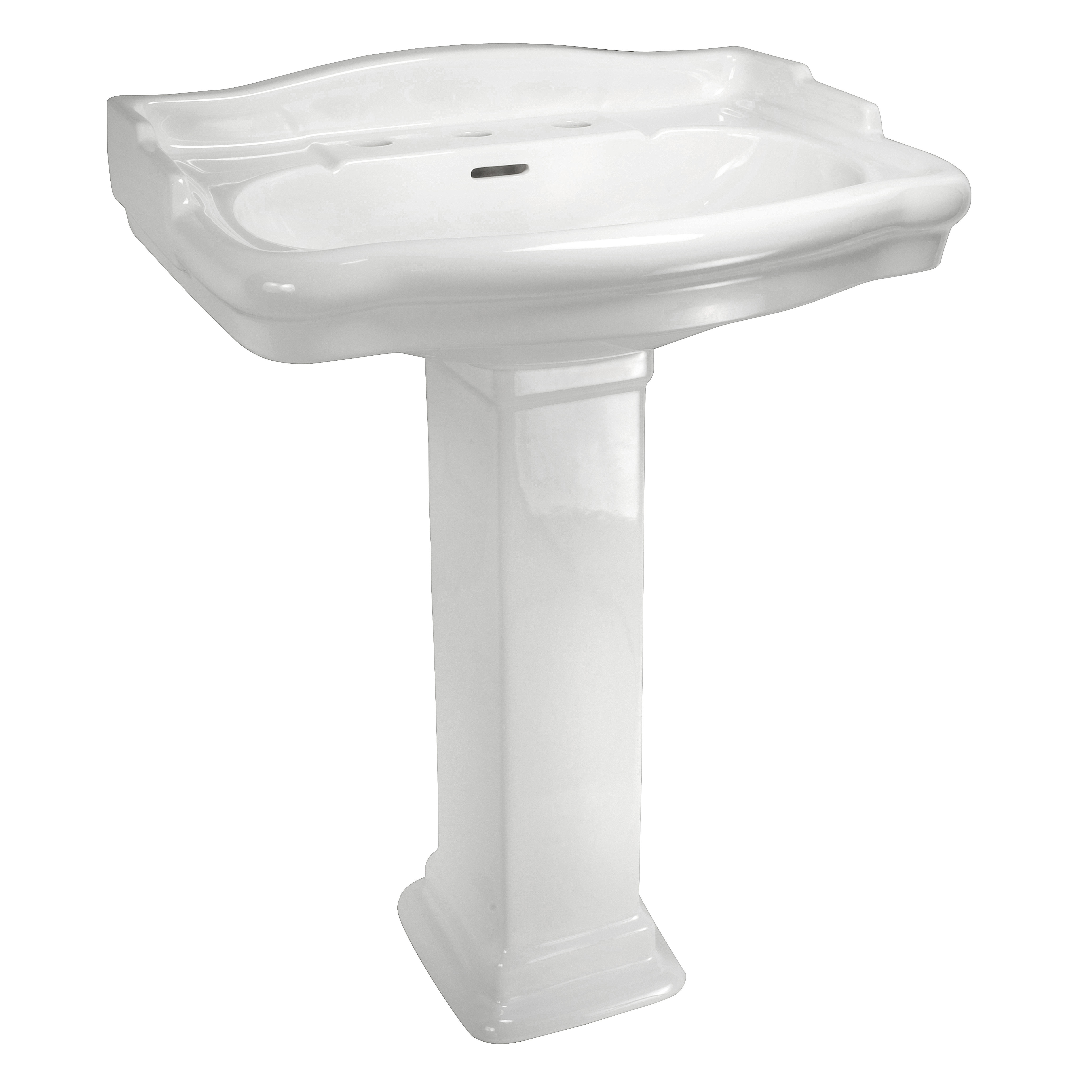 ... Classics English Turn Petite Pedestal Sink Base & Reviews Wayfair