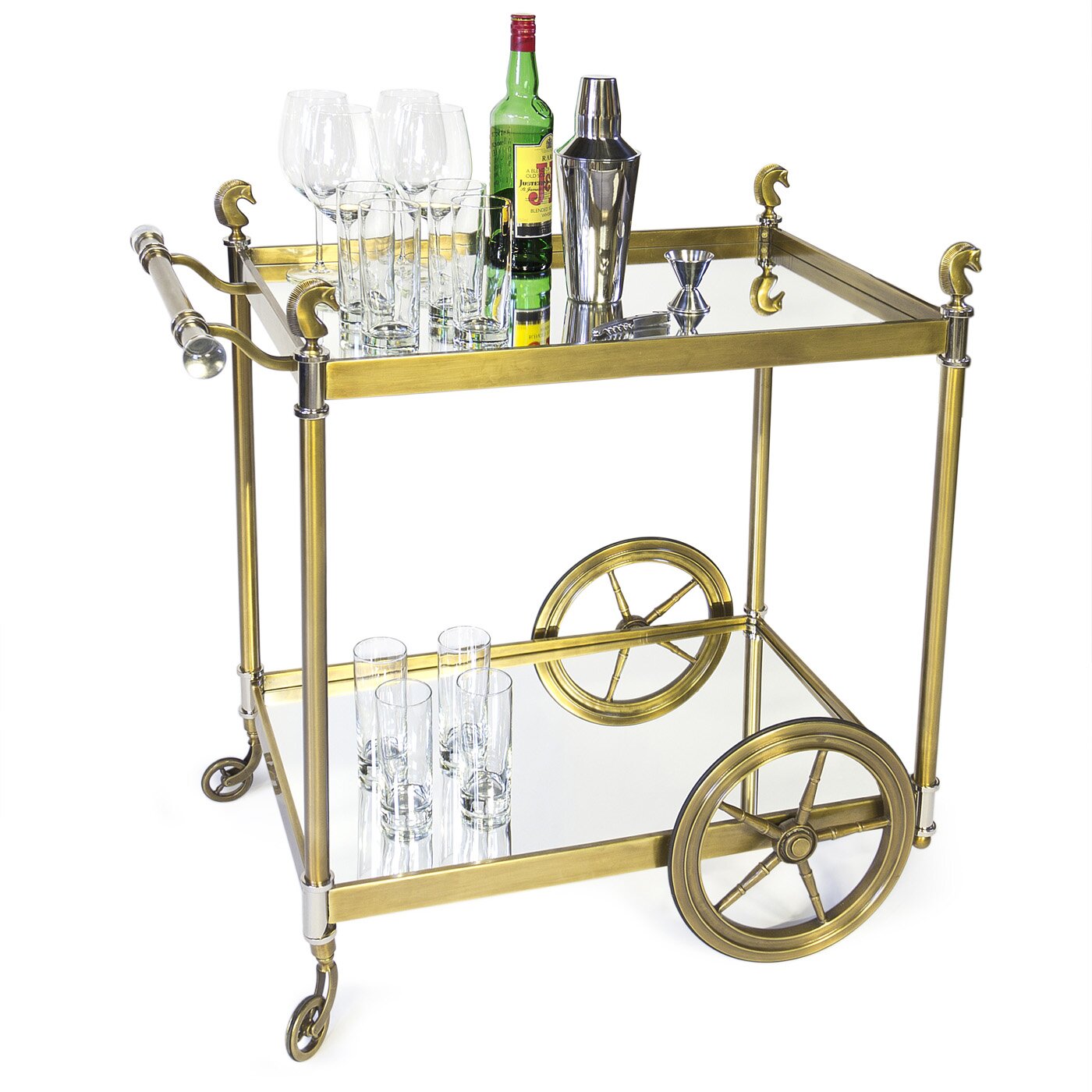 Jonathan Adler Jacques Cheval Bar Cart & Reviews 