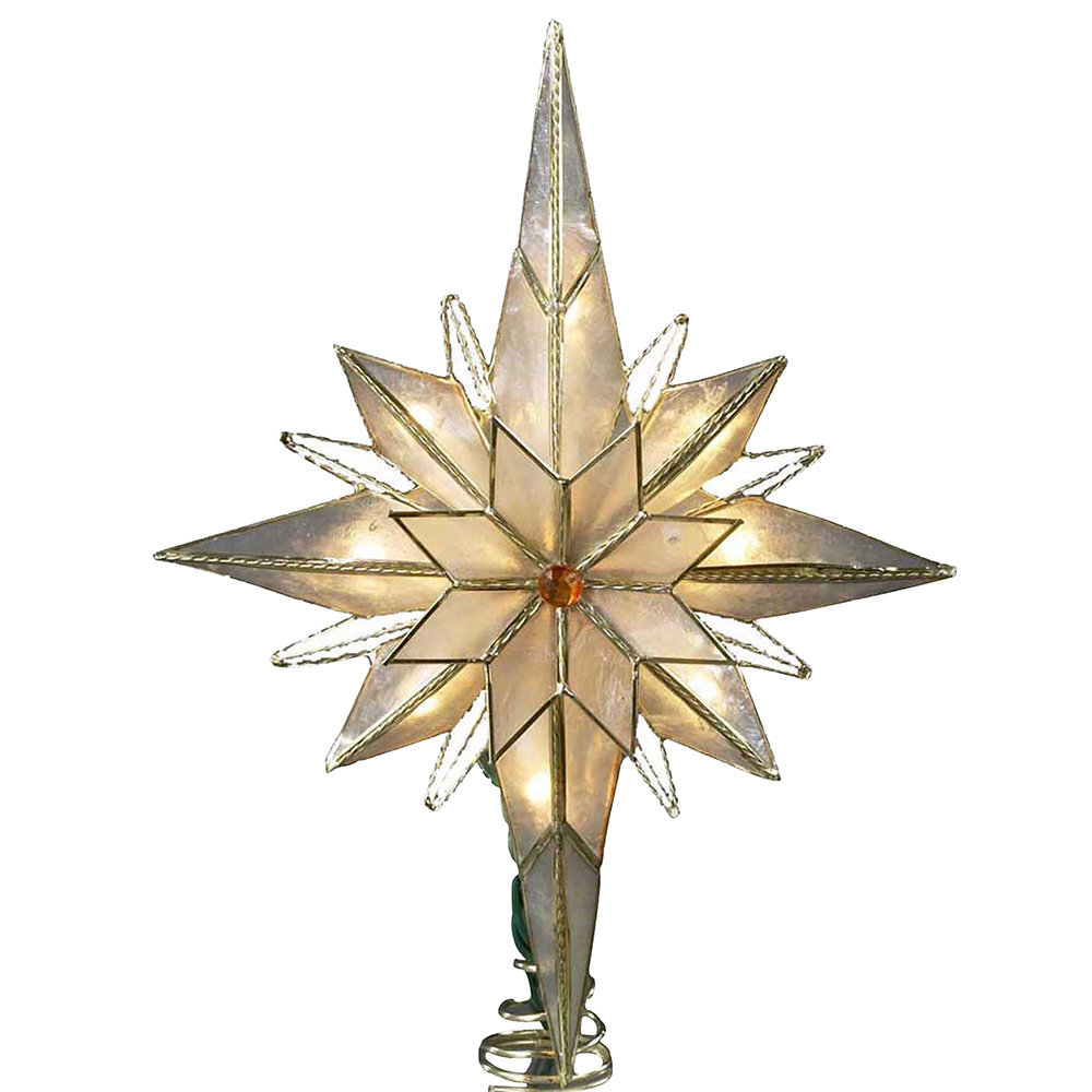 kurt adler 10 light pointed bethlehem star tree topper kurt adler 10 light pointed bethlehem star tree topper