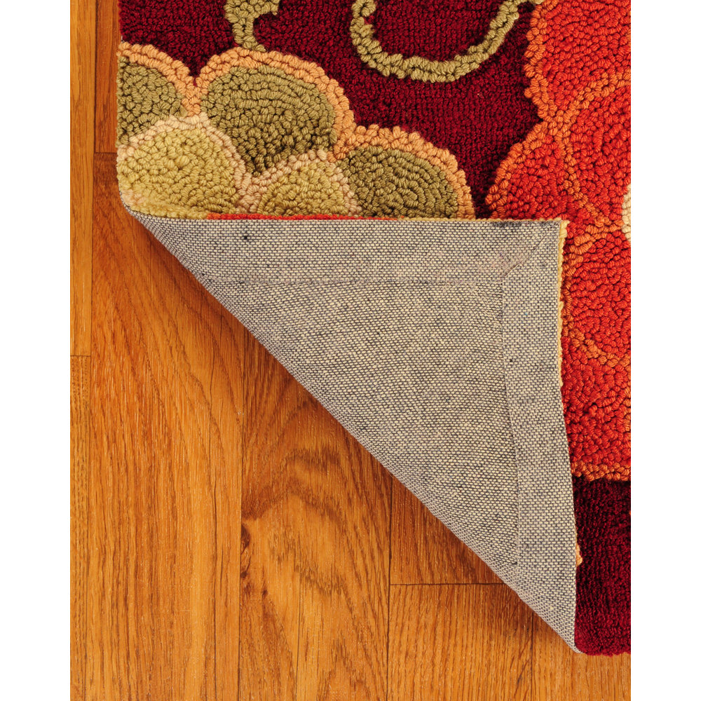 Natural Area Rugs Jute Romance Red Area Rug & Reviews Wayfair