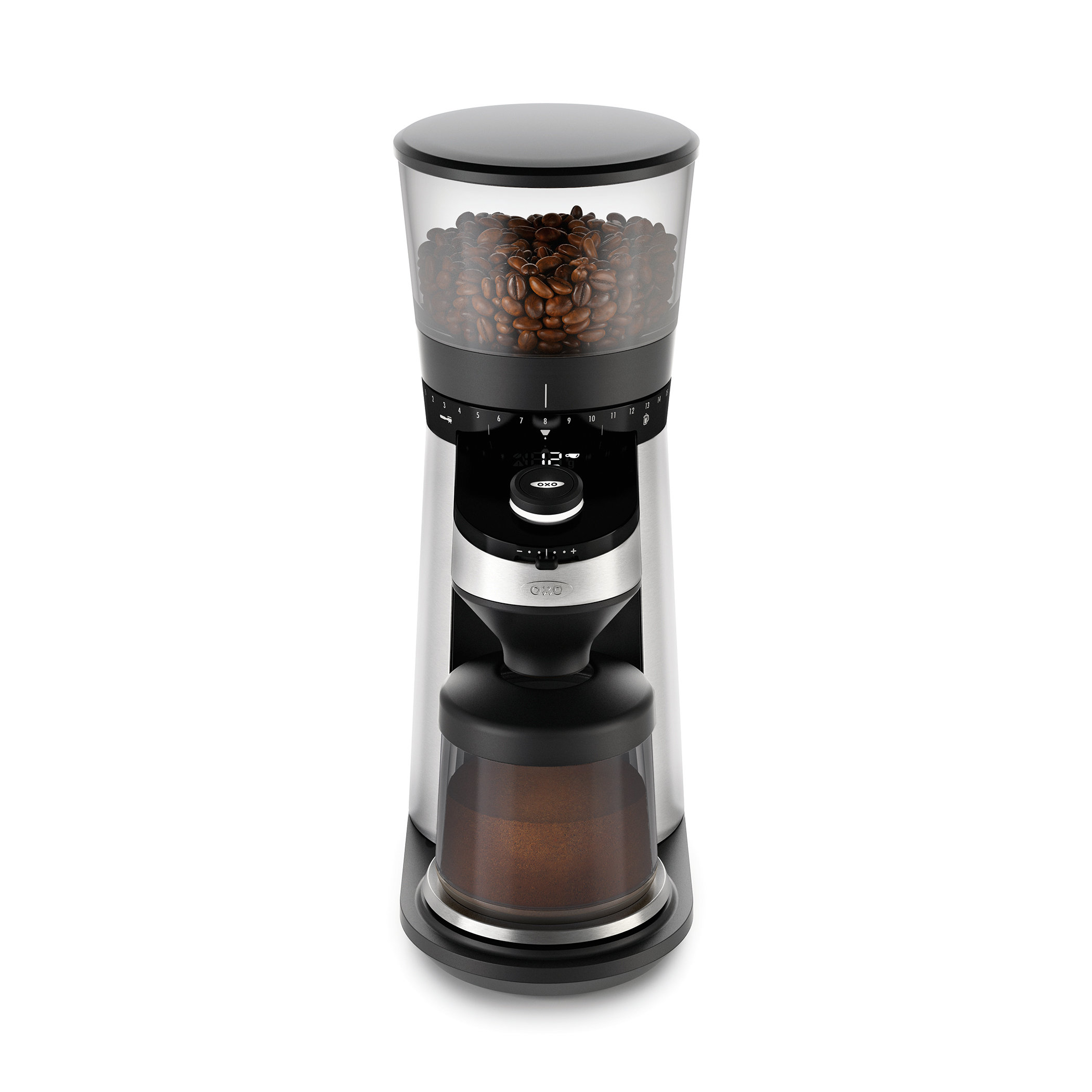 OXO On Barista Brain Conical Burr Grinder with Integrated Scale
