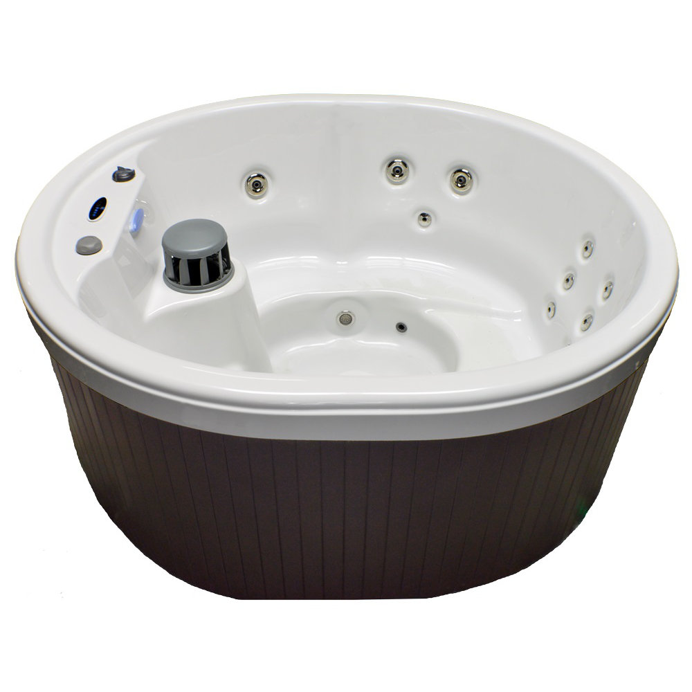 Home and Garden Spas 5Person 14Jet Plug and Play Spa with Waterfall