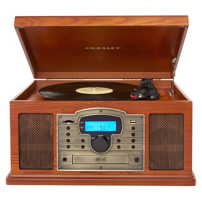 Crosley Troubador Record Player in Paprika & Reviews | Wayfair