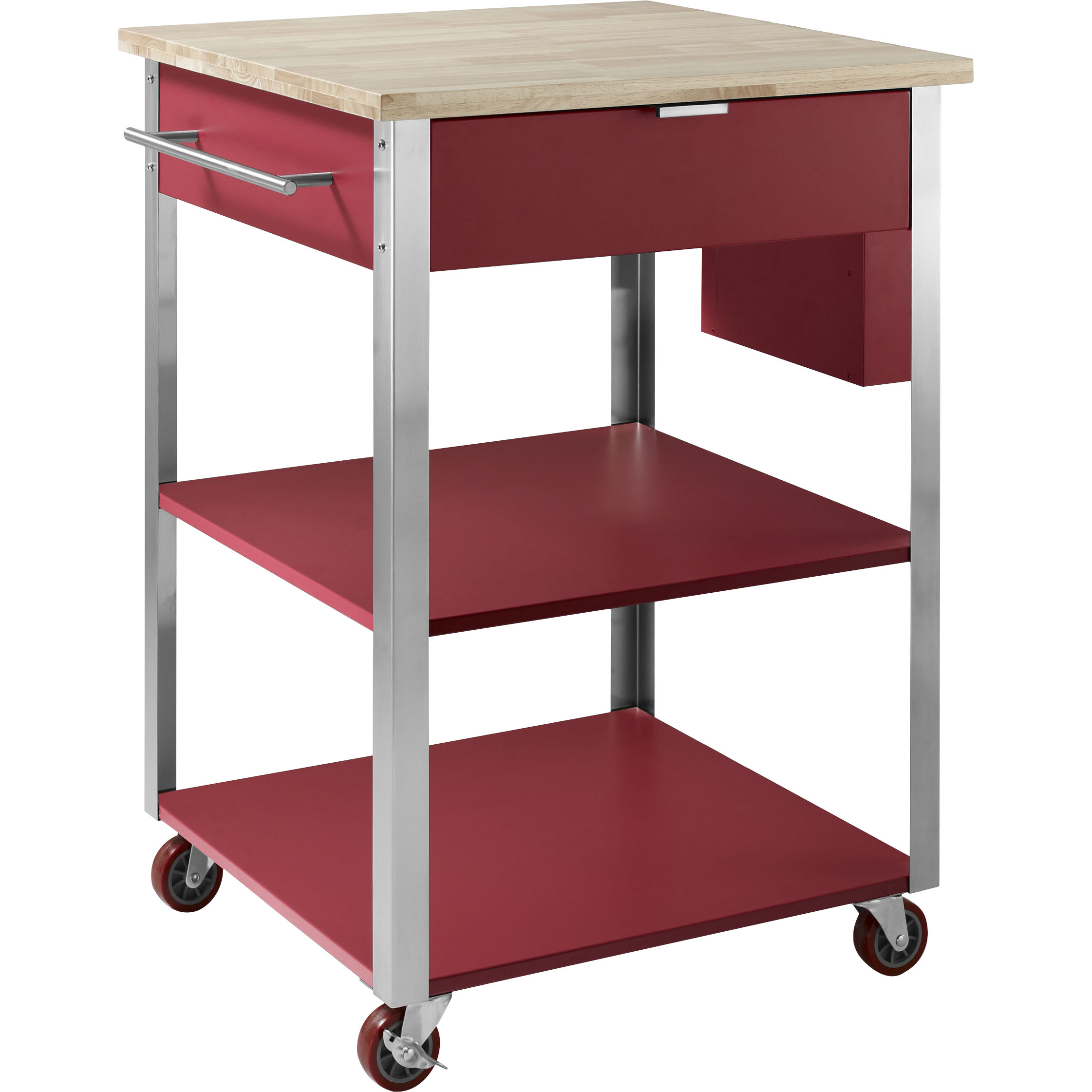 Crosley Kitchen Cart With Butcher Block Top Reviews Wayfair   Crosley Kitchen Cart With Butcher Block Top 