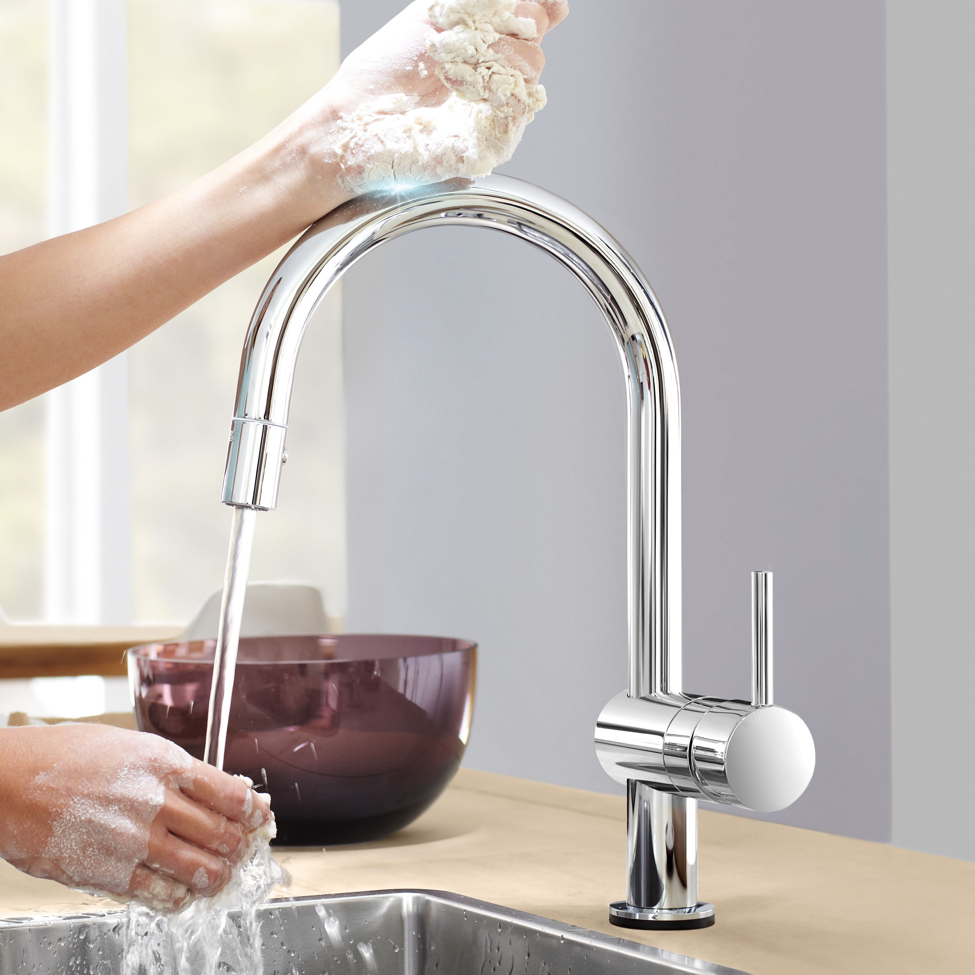 Grohe Minta Touchless Single Handle Single Hole Standard Kitchen Faucet