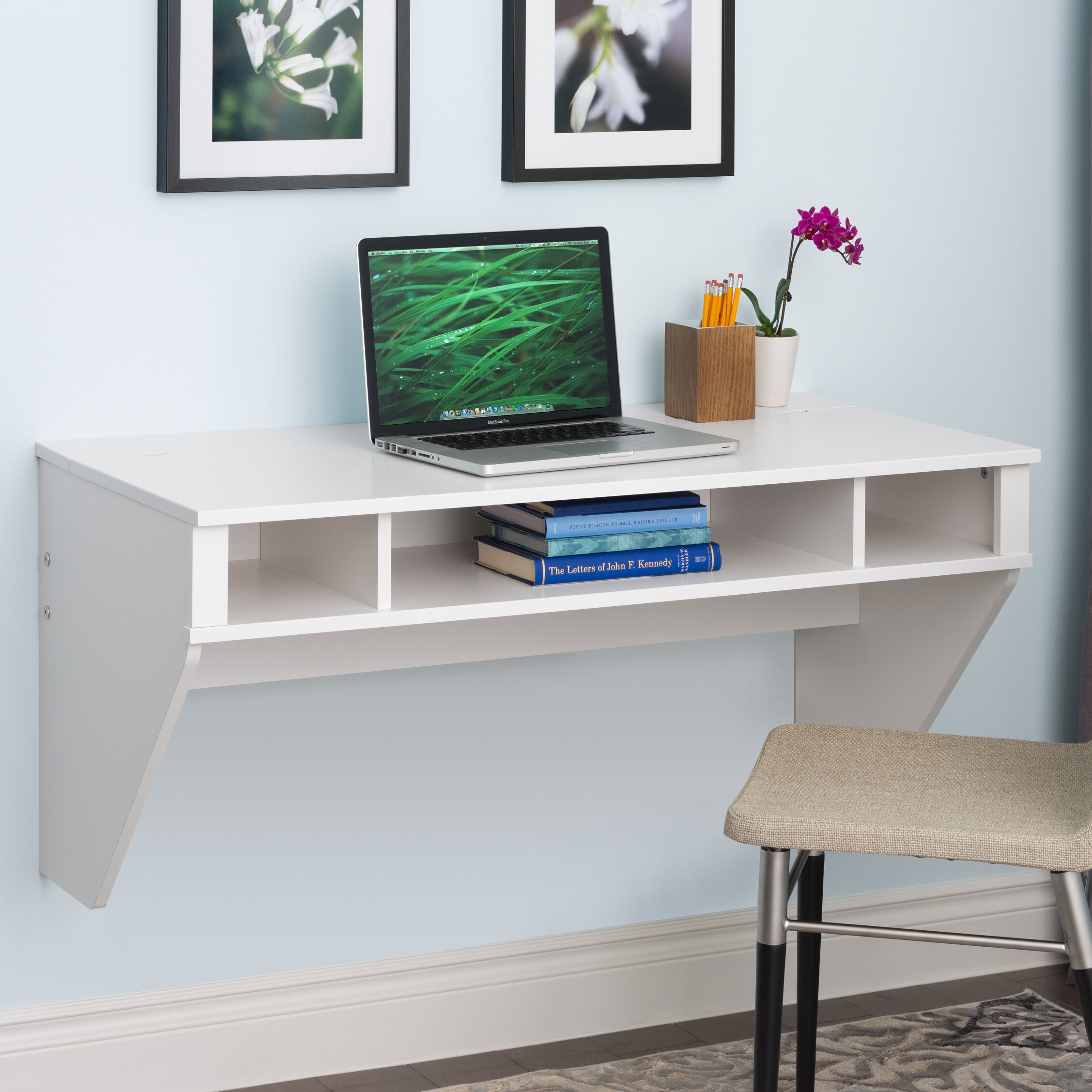 Prepac Floating Desk & Reviews | Wayfair