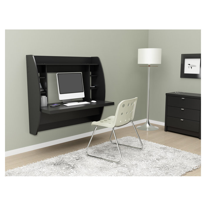 Prepac Floating Writing Desk with Storage & Reviews Wayfair