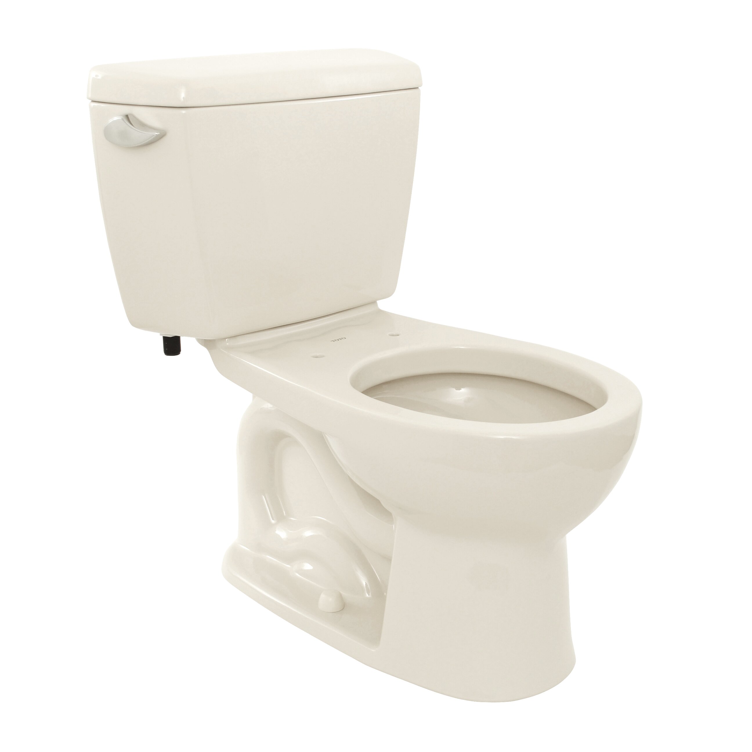 Toto Drake Eco 1.28 GPF Round 2 Piece Toilet CST743E 