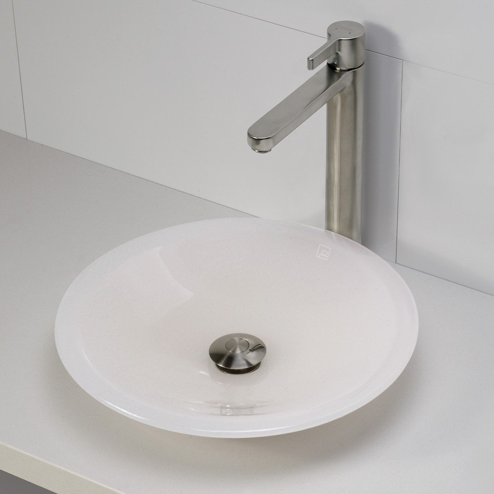 DECOLAV Incandescence Round Vessel Bathroom Sink & Reviews Wayfair