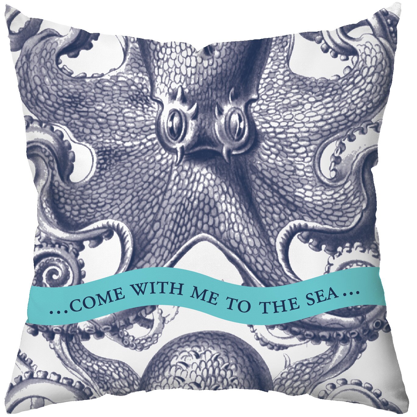 octopus throw pillow