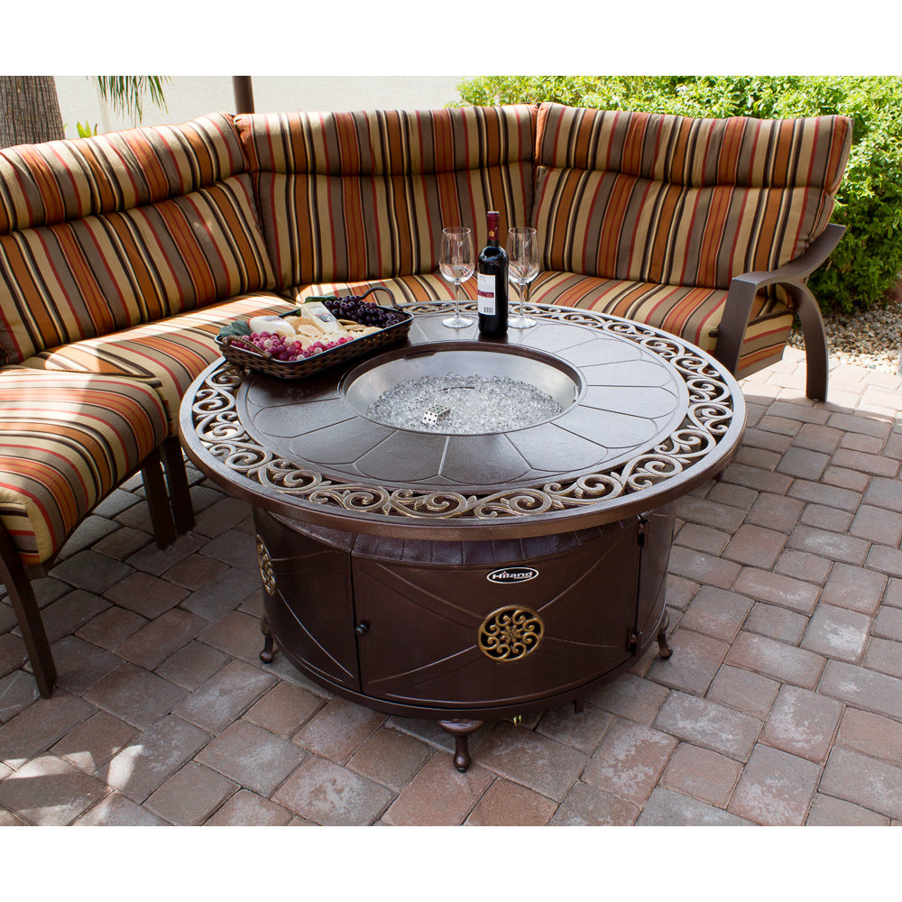 AZ Patio Heaters Cast Aluminum Fire Pit & Reviews Wayfair